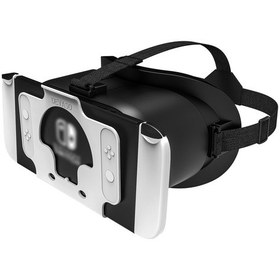 Resim Nintendo Switch Oyun Konsolu İçin Devaso Vr Kulaklık Isı Dağılımı Plastik Kafa Bandı Vr Gözlük - Siyah / Beyaz 