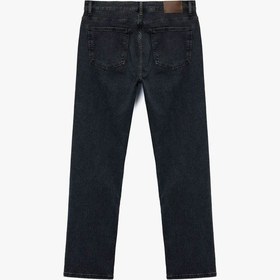 Resim Koton Mark Pamuklu Straight Fit Lacivert Erkek Jean Pantolon 6wam40058nd Lacivert 