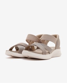 Resim SKECHERS ULTRA FLEX 3.0 Kadın Bej Sandalet 119975 TPE 