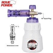 Resim Fochsia Rouepower Premium Alüminyum Köpük Tabancası 1 4 Quick Plug Uyumlu Basınçlı Yıkayıcı İçin Araç Temizleme Aracı 