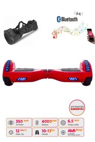 Resim CityMate Elektrikli Kaykay Hoverboard 6.5 Inch Ledli Model - Kırmızı 