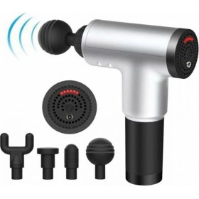 Resim Amor Darbeli Şarjlı 4 Başlıklı Şarjlı Tüm Vücut Masaj Aleti 