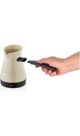 Resim Sinbo SCM-2951 Elektrikli Cezve, Plastik Türk Kahve Makinesi - Otomatik Süzme ve Lezzetli Türk Kahvesi Hazırlama Özelliğiyle Şık Tasarıma Sahip Kahve Makinesi 