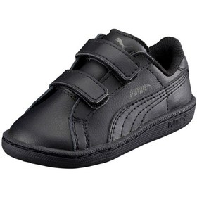 Resim Puma Smash Leather V Çocuk Ayakkabı 361591 05 Siyah 