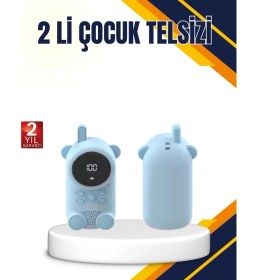 Resim Esplendor Çocuk ve Bebek Telsizi - 22 Kanal Vox Modu USB Şarjlı Renkli Ekran - URN2602-9798 