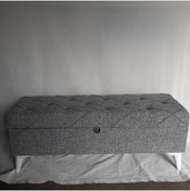 Resim YUSE MOBİLYA VE AKSESUAR Yatak Ucu Puf 120 X 40 X 45 