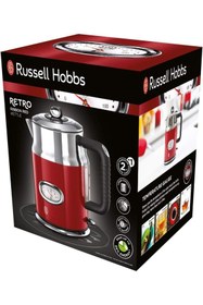 Resim RUSSEL HOBBS Russell Hobbs Su Isıtıcı Retro Kırmızı 