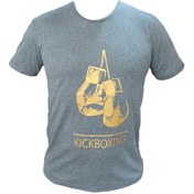 Resim Aksaspor Leon Gloves Kickboxing Tişört Gri 