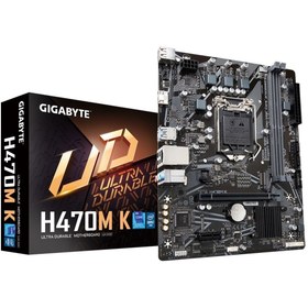 Resim Genel Markalar GIGABYTE H470M-K (H410-H510 Yerine) DDR4 HDMI PCIe 16X v3.0 1200p v2 mATX 