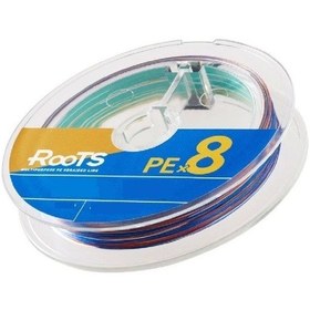 Resim Gosen X8 Roots Pe 1.5 0,216mm 8 Kat İp Misina 300mt Multicolor - Standart 