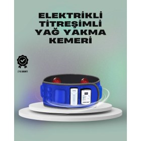 Resim Renkli Elektrikli Titreşim Kemeri, Masaj ve Rahatlama Için 7.2W Güç 