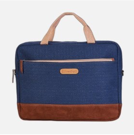 Resim Bloominbag Ice Crystal 15-16 İnç Laptop / Macbook Çantası Lacivert Kumaş 