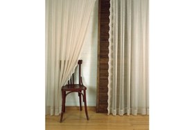 Resim FON ÖRME TÜL DANTELLİ BEJ RENGİ 1-2 SEYREK PİLE 130X260 