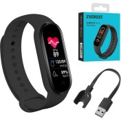 Resim Tekno Trust Akıllı Saat Kalp Atışı Sensörlü Androıd Ios Bluetooth Siyah Everest Everfit W-22 100-200 Mah Si 
