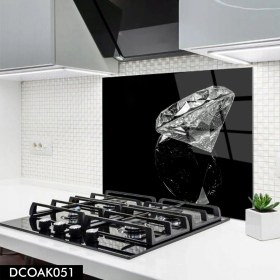 Resim Olinpa Cam Ocak Arkası Koruyucu | Elmas Desenli 