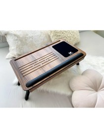 Resim Hype Store Axolotl Supply Lidya Telefon Tablet Bölmeli Katlanır Ayaklı Minderli Laptop Sehpası Bilgisayar Çalış 
