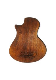 Resim Kisiye Ozel Ahsap Gitar Pena Kutusu 