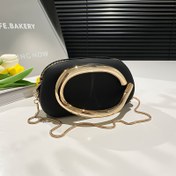 Resim Ayarlanabilir Askılı Şık Akrilik Çapraz Çanta - Çok Yönlü Omuz ve El Çantası, Fermuar Kapatma, Polyester Astar, Düğünler, Partiler ve Resmi Etkinlikler için Şık Tasarım, Parti Aksesuarı | Şık Omuz Çantası | Fermuar Kapatma Çantası 