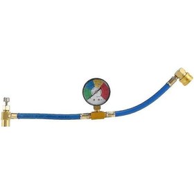 Resim R134a Araç Klima Soğutucu Akışkan Şarj Hortumu Kiti Göstergeli Şarj Hortumu, Klima 1/2 Şarj Ölçüm Kiti Ca 