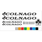 Resim Bisiklet Kadro Özel Yeni Sticker Seti Colnago Özel Yeni Uyumlu Siyah 
