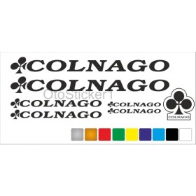 Resim Bisiklet Kadro Özel Yeni Sticker Seti Colnago Özel Yeni Uyumlu Siyah 