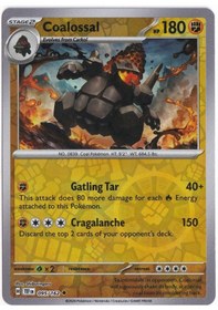 Resim Coalossal Reverse Holo 095/162 - Temporal Forces - Pokemon Kartı Mint 