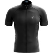 Resim Freysport Siyah Yazlık Kısa Kollu Bisiklet Forması 