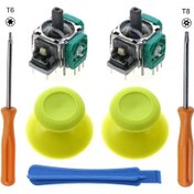 Resim Sarı-jcd 3d Analog Joystick Sensörü Modülü Potansiyometre Başparmak Çubuğu Microsoft Xbox One Serisi Sx Denetleyici 