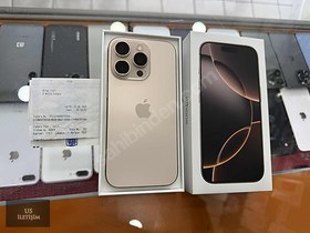 Resim Apple iPhone 16 Pro İkinci El TR | 128 GB | Çöl Titanyum 