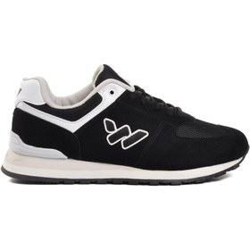 Resim WALKWAY Benin Siyah-beyaz Erkek Sneaker 