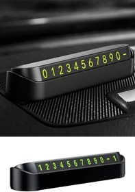 Resim ulu Oto Araç Telefon Park Numaratör Mıknatıslı Torpido Ön Cam 