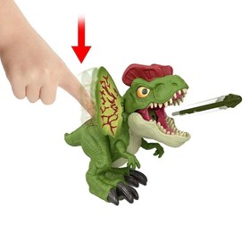 Resim Jurassic World Uncaged İnteraktif Dilophosaurus Figürü HNT65 