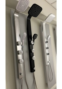 Elya Mars Siyah Masajlı Duş Sistemi. Duş Paneli Diğer