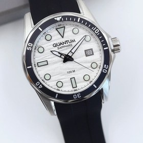 Resim Quantum Safir Cam Silikon Kordon Erkek Kol Saati ASW123-i2013Q 