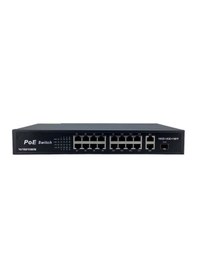 Resim Longline 16 Port Gigabit PoE Switch 2 Uplink 100/1000Mb + 1 SFP 250W 