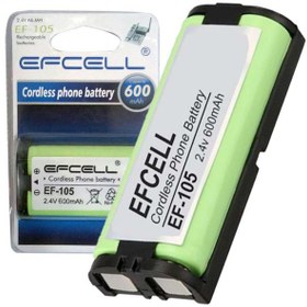 Resim EFCELL EF-105 2.4 VOLT 600 MAH TELSİZ TELEFON PİLİ MP105 * (HHR-P105) EFCELL EF-105 2.4 VOLT 600 MAH TELSİZ TELEFON PİLİ MP105 * (HHR-P105)