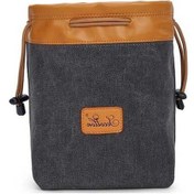 Resim Wondernest Sccotton Astar Çanta Su Geçirmez Dijital Koruma Taşınabilir Slr Lens Çantası, Renk: Karbon Siyahı S Mikro Tek Kamera Çantası 