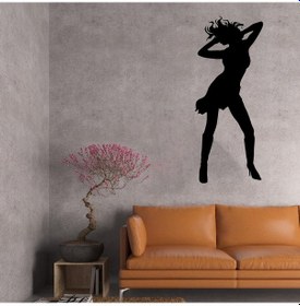 Resim Dansçı Folyo Sticker Derstv1108 70cm Uzunluk Siyah 