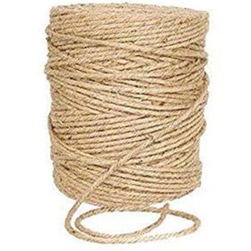 Resim Ekodoğa Jüt Halat 3 Mm 40 Metre Ip Halat Hasır Ip Dekor Ipi Jüt Kendir Jüt Çuval Ipi 