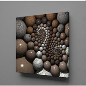 Resim Kahverengi Gri Taşlar Kanvas Tablo 