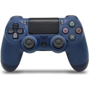 Resim 4. Nesil Ps4 Konsolu Kablosuz Bluetooth Oyun Kumandası Işıklı Ps4 Şarj Kumandası Gece Mavisi 