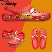 Resim Disney Cars Lightning McQueen Ortak Markalı Karikatür Yetişkin Plaj Terlikleri, Erkek ve Kadınlar için Yazlık Nefes Alabilir Kaymaz Spor Terlikler, Hafif Dayanıklı Eğlenceli Tasarım Rahat Moda Düz Renk Kırmızı Yüksek Kaliteli Flip Flop Ayakkabılar, Dış Mekan Günlük Çift Ayakkabıları Bilek Sarma EVA Ayakkabılar, Mükemmel Yaz Tatili Hediyesi Boş Zaman Giyimi İçin Uygun 