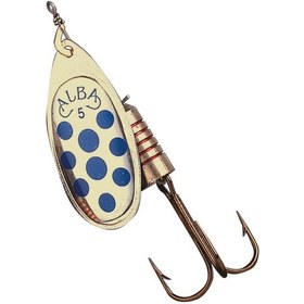 Resim Albastar 202 Döner Olta Kaşığı Sarı-Mavi No:5 