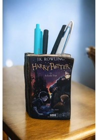 Resim Harry Potter Ve Felsefe Taşı Kitabı Şeklindeki Kalemlik 10x8 Cm 