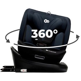 Resim Kinderkraft I-grow 360 Dönebilen Oto Koltuğu, 40 150 CM, 0 36 Kg, Isofıx, Rwf/fwf Siyah 