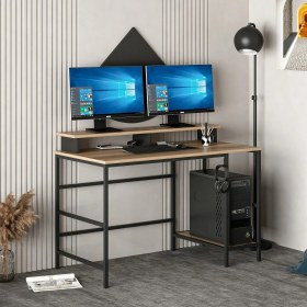 Resim Minar Greta Çalışma Masası Modül2 - Dore/siyah 