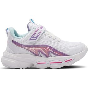 Resim Slazenger NOELA Kız Çocuk Günlük Ayakkabı Beyaz - Fuşya 