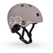 Resim Scoot and Ride Lifestyle Bebek Kaskı XXS-S Brown Lines 181206-96563 