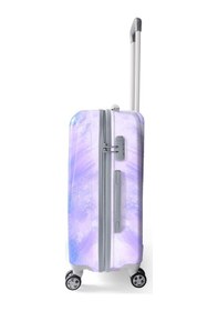Resim Coral High Renkli Desenli Pc Orta Boy Valiz 60cm 16837 Mor 