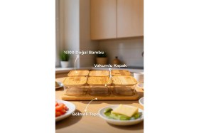 Resim Feyza Design Pratik ve Şık 6'lı Kahvaltılık Seti, Günlük Kullanım Için Ideal 